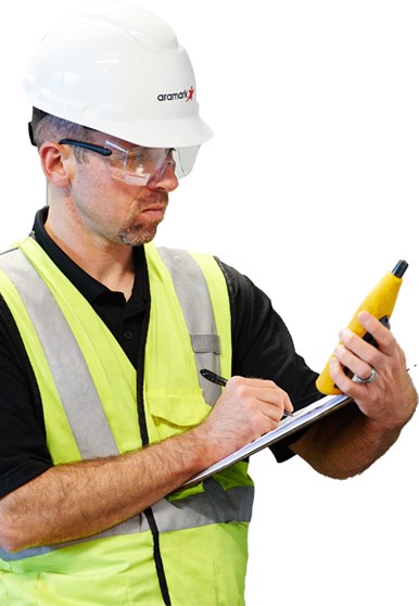 Man with a clipboard
